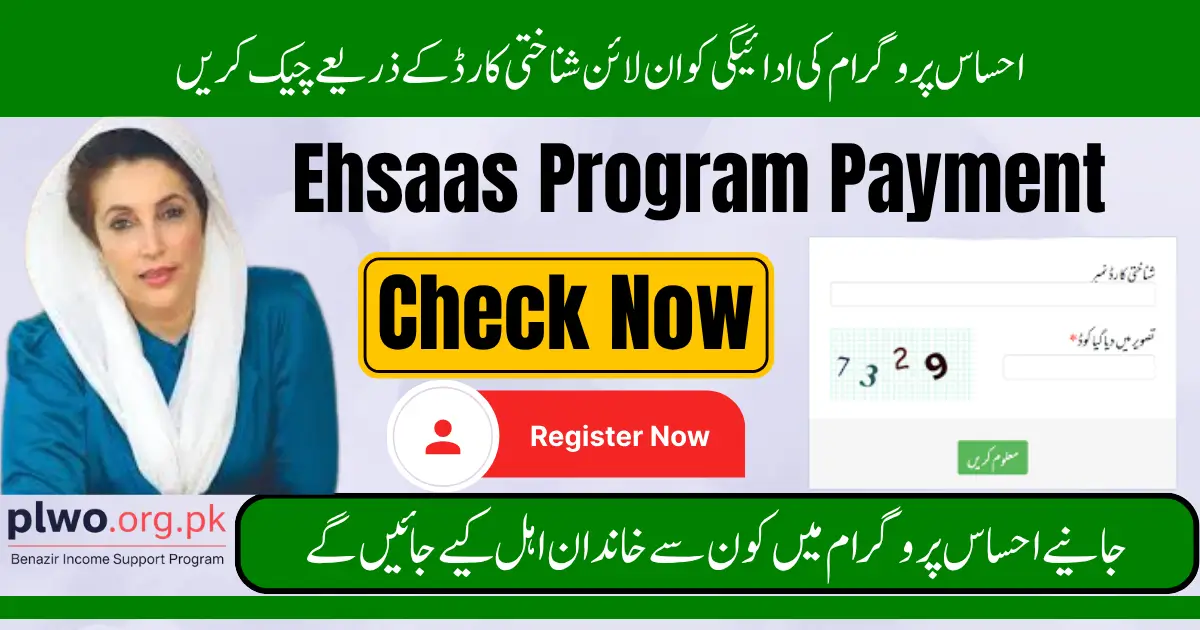 8171 Ehsaas Program 2025 Online CNIC Check for 13500 Payment Status