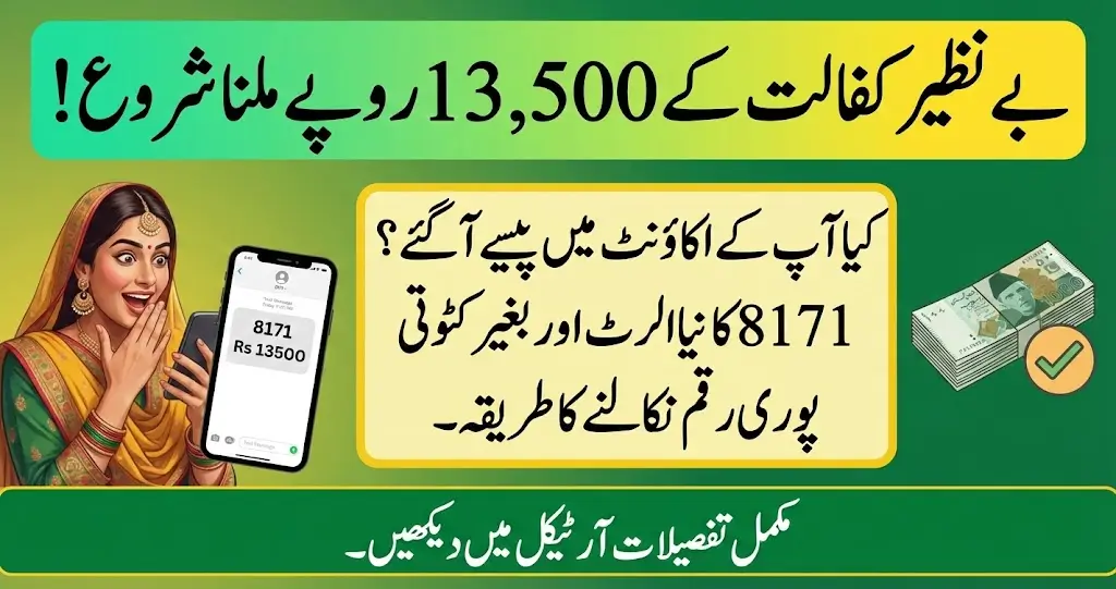 BISP Kafalat 13500 Cash Payment Started Check Your Payment Status Now