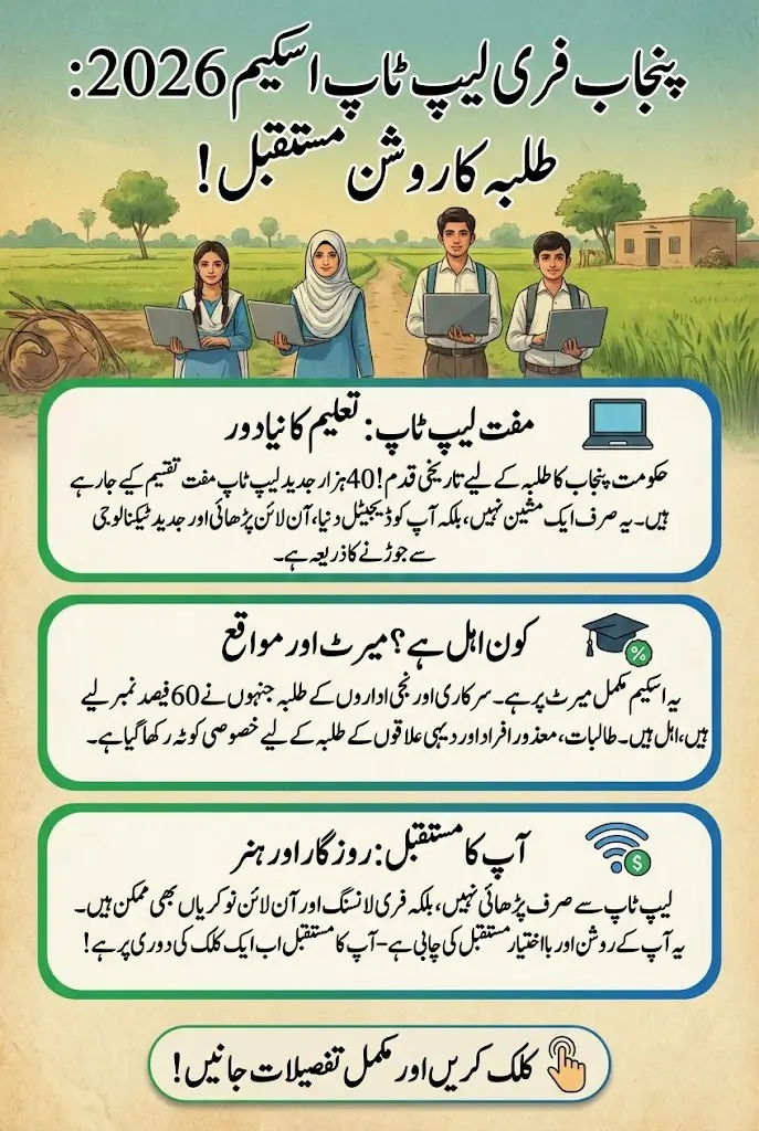 Punjab Free Laptop Scheme Distribution 2026