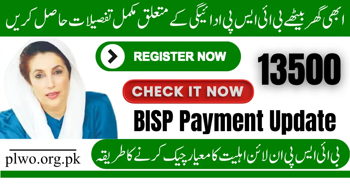 BISP Payment Update July 2025 & Check Eligibility Online
