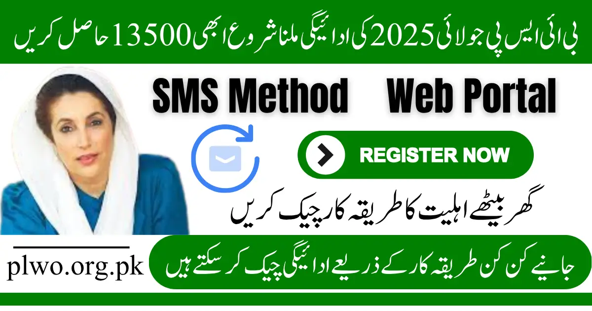 BISP 8171 July 2025 Payment Check CNIC & Get Rs.13500 Disbursement Details