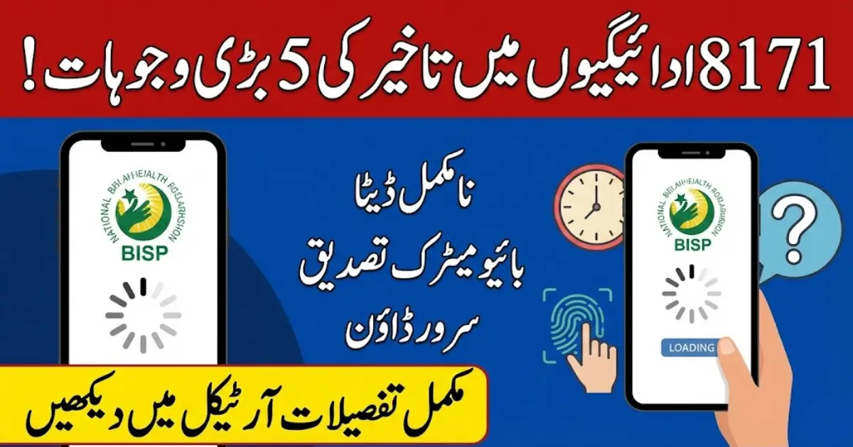 8171 Payment Delay Reasons 2026 – Complete Guide to Why Your BISP Payment Is Late