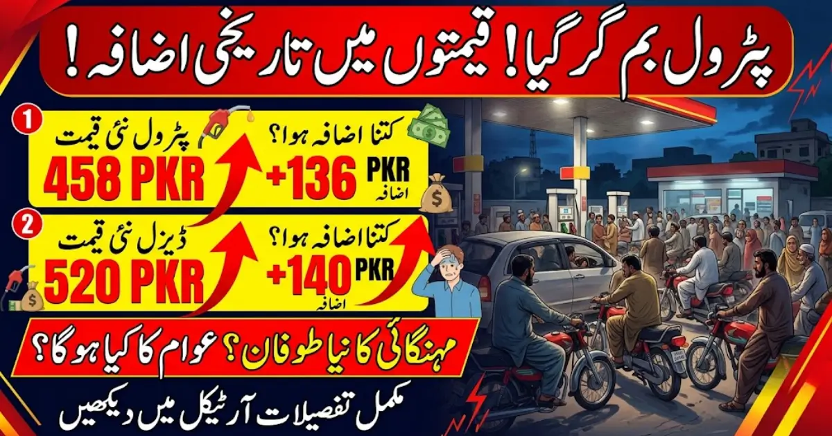 Govt Increases Petrol Prices in Pakistan – Latest Update and New Rates Today