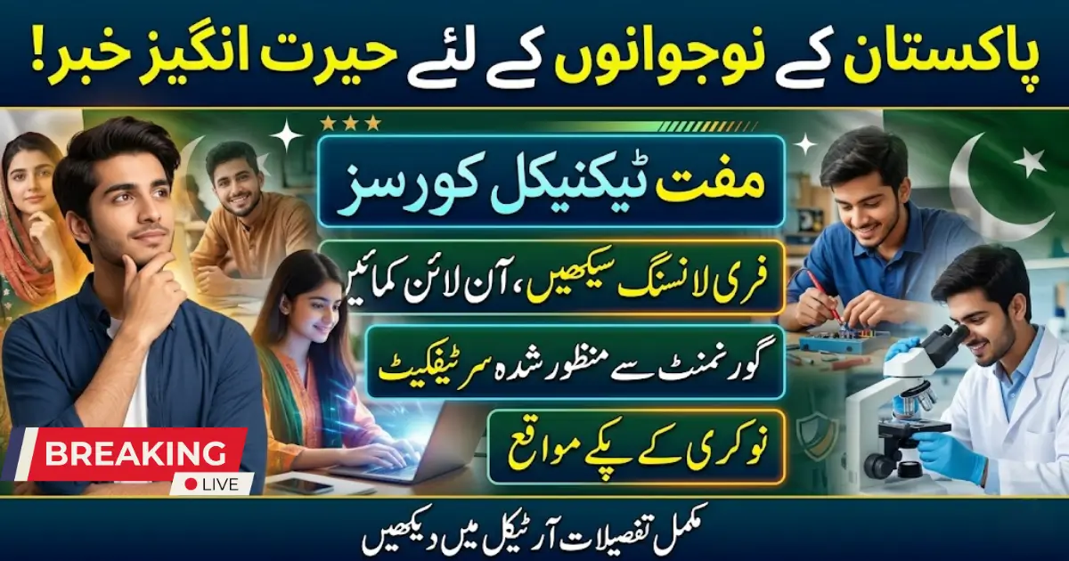 Hunarmand Kamyab Jawan Program 2026 – Free Skill Training, Online Registration, Eligibility & Courses in Pakistan