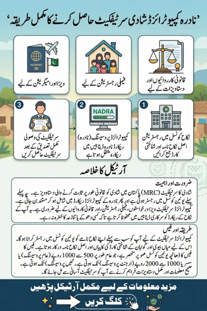 NADRA Marriage Registration Certificate Pakistan
