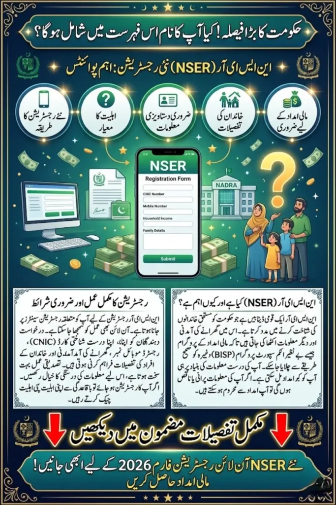 NSER Online Registration Form 2026